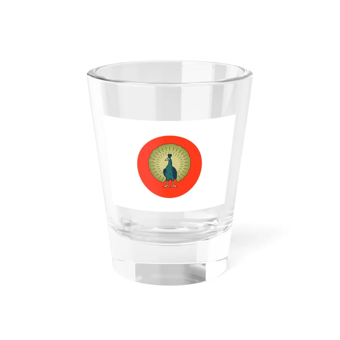 National flag of the Konbaung dynasty (Myanmar) Shot Glass 1.5oz 1.5oz - Go Mug Yourself