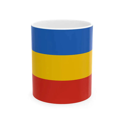 National flag of the Moldavian Democratic Republic (Moldova) White Coffee Mug 11oz - Go Mug Yourself