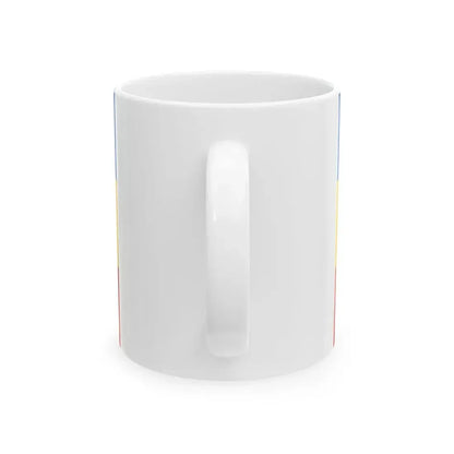 National flag of the Moldavian Democratic Republic (Moldova) White Coffee Mug - Go Mug Yourself