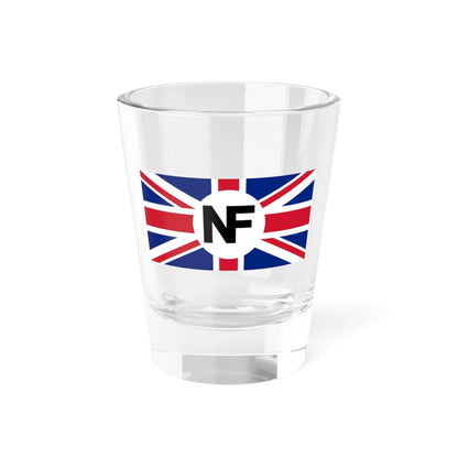 National Front flag Union Jack Variant (United Kingdom) Shot Glass 1.5oz 1.5oz - Go Mug Yourself