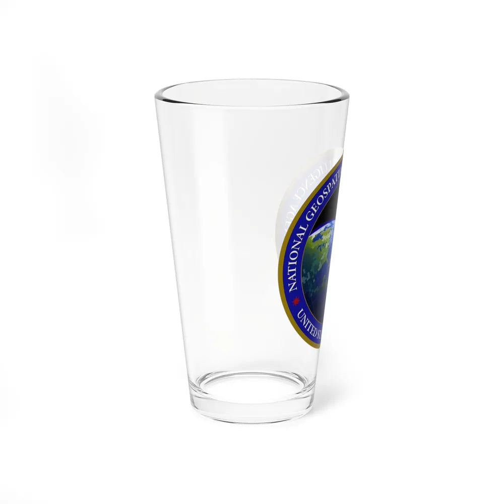 National Geospatial Agency - Pint Glass 16oz-Go Mug Yourself