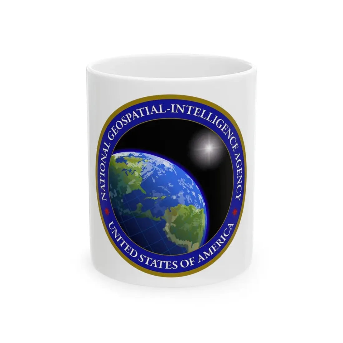 National Geospatial Agency - White Coffee Mug 11oz - Go Mug Yourself