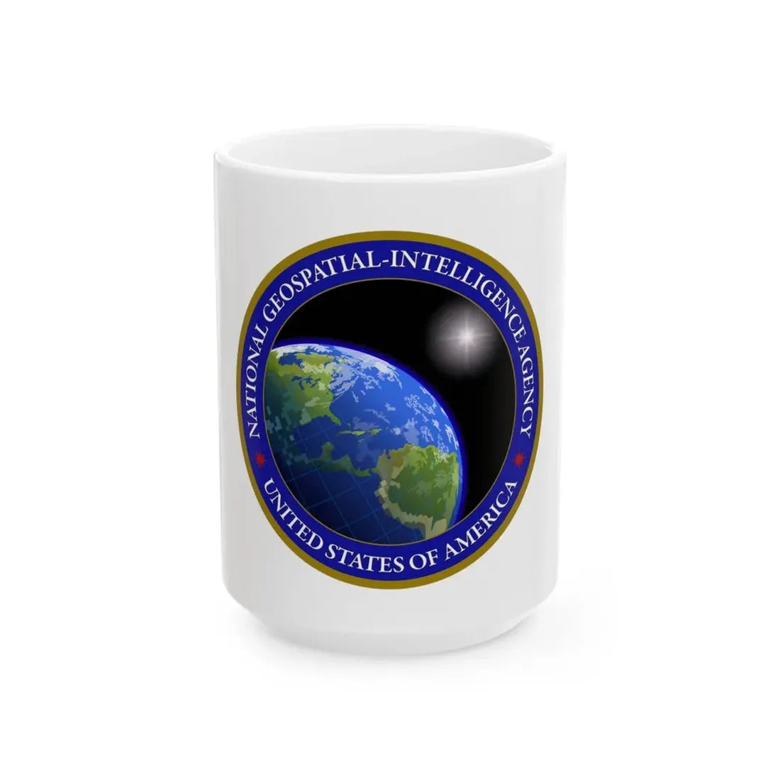 National Geospatial Agency - White Coffee Mug 15oz - Go Mug Yourself