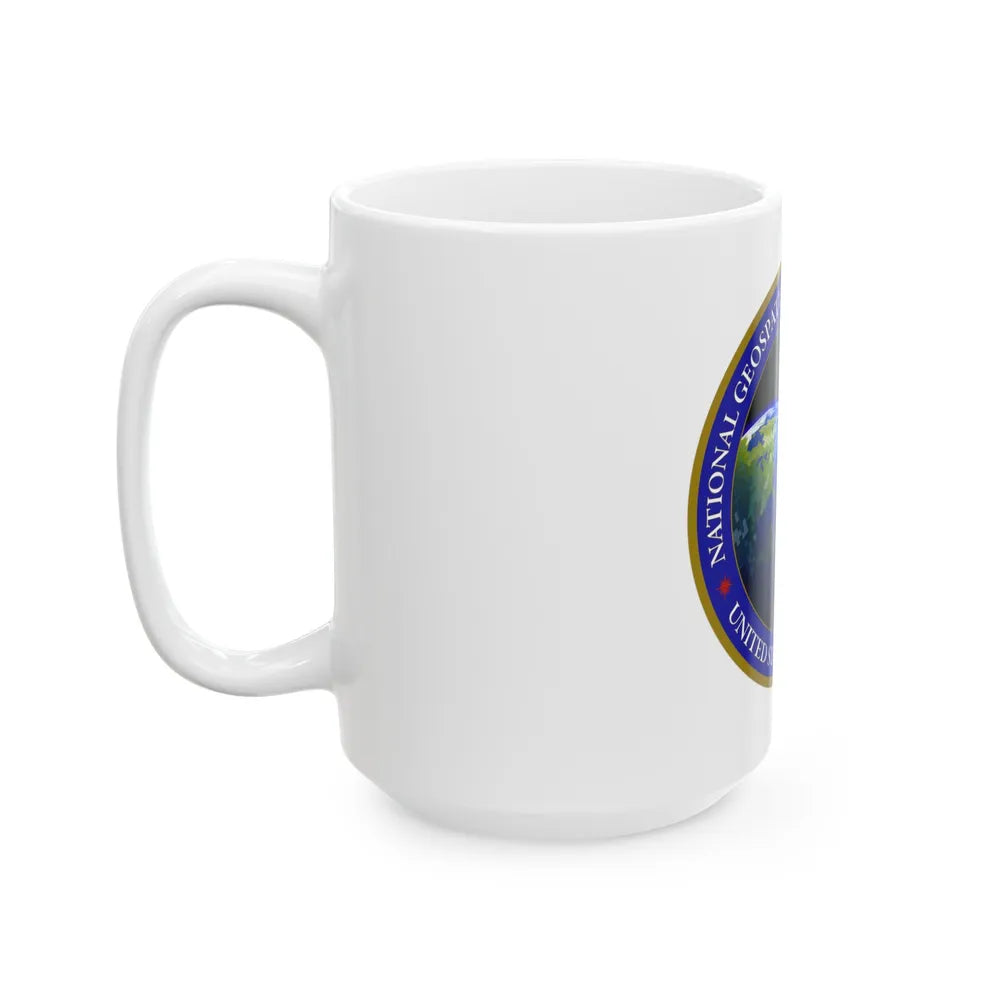 National Geospatial Agency - White Coffee Mug-Go Mug Yourself