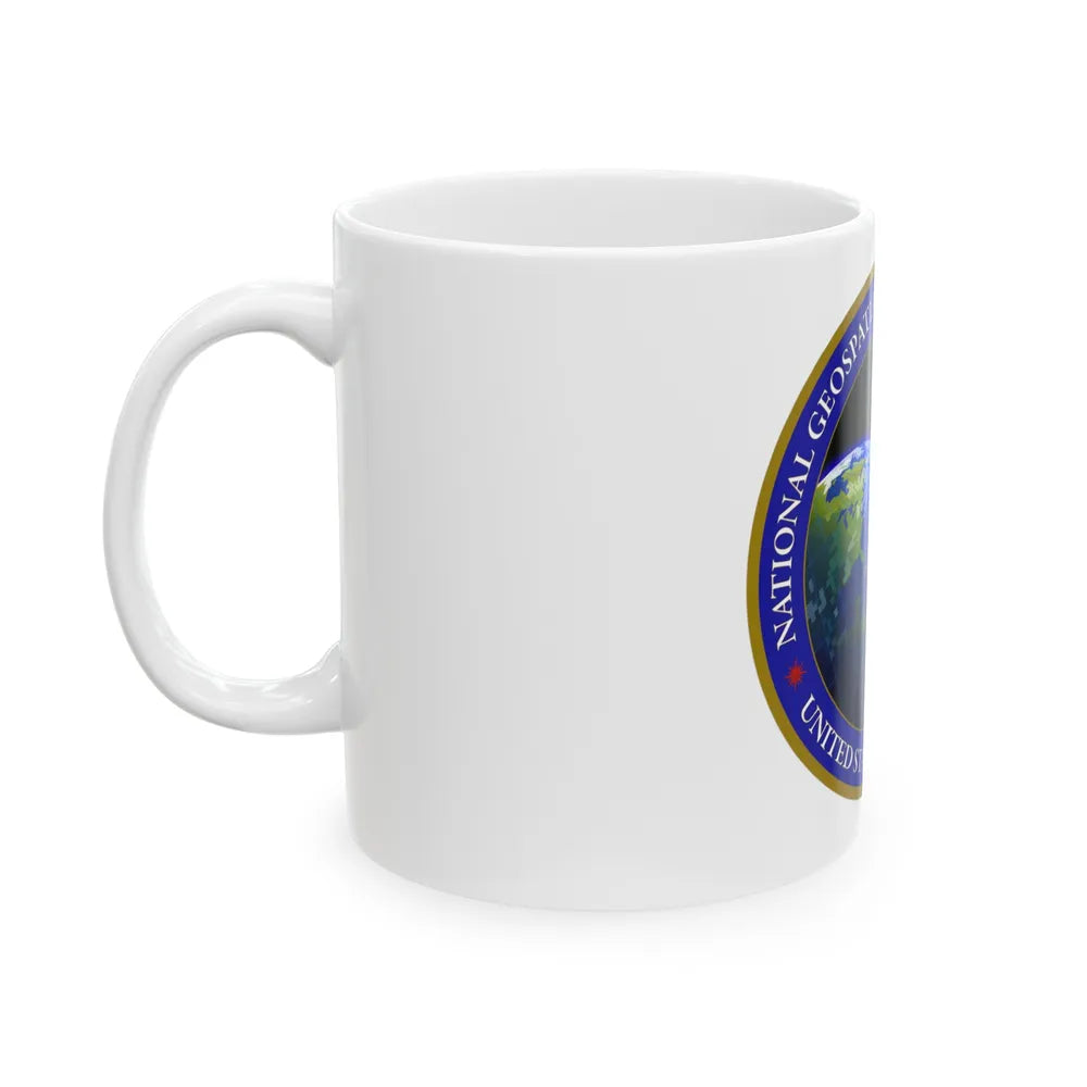 National Geospatial Agency - White Coffee Mug-Go Mug Yourself