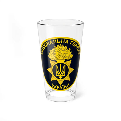 National Guard of Ukraine v3 (Ukraine) Pint Glass 16oz-16oz-Go Mug Yourself