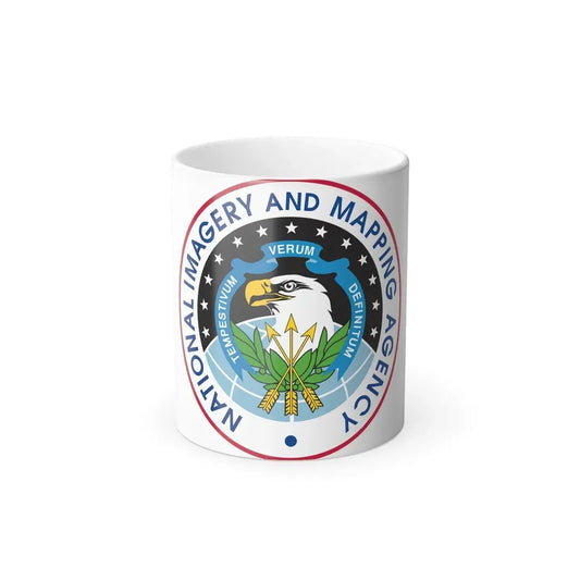 National Imagery and Mapping Agency NIMA - Color Changing Coffee Mug 11oz - Go Mug Yourself