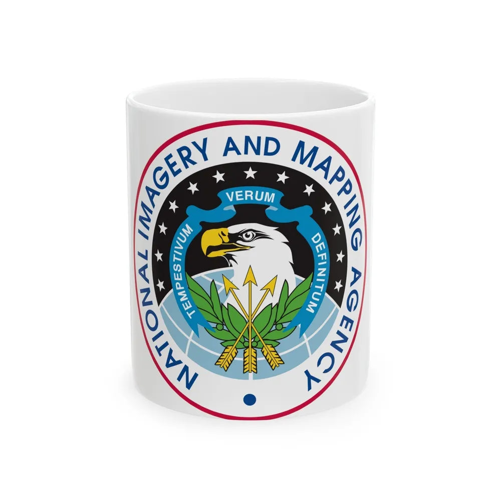 National Imagery and Mapping Agency NIMA - White Coffee Mug-11oz-Go Mug Yourself