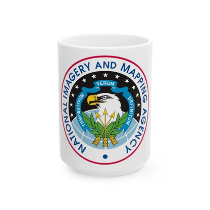 National Imagery and Mapping Agency NIMA - White Coffee Mug-15oz-Go Mug Yourself