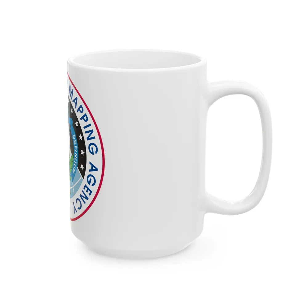 National Imagery and Mapping Agency NIMA - White Coffee Mug-Go Mug Yourself