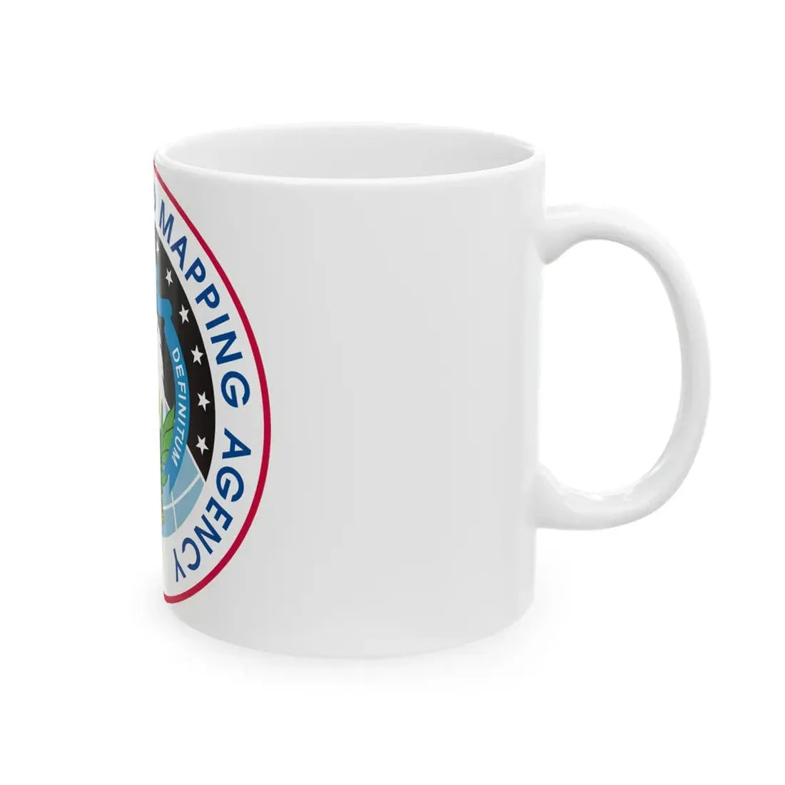 National Imagery and Mapping Agency NIMA - White Coffee Mug - Go Mug Yourself