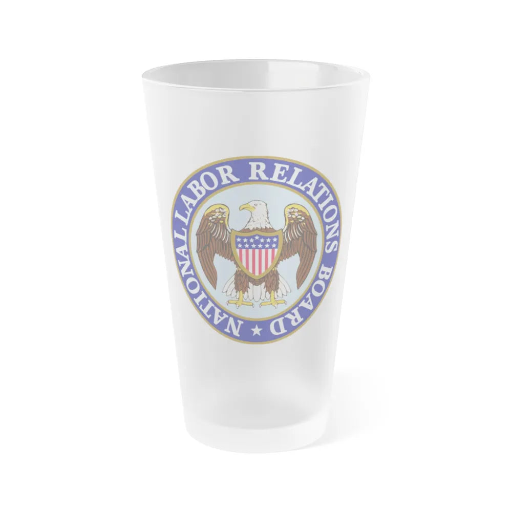 National Labor Relations Board - Frosted Pint Glass 16oz-16oz-Frosted-Go Mug Yourself