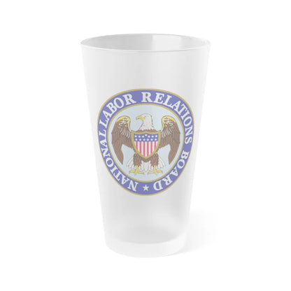 National Labor Relations Board - Frosted Pint Glass 16oz-16oz-Frosted-Go Mug Yourself