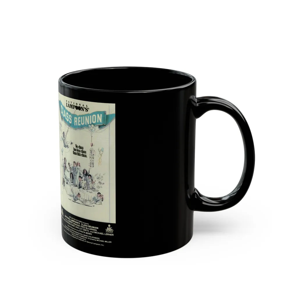 NATIONAL LAMPOONS CLASS REUNION (VHS COVER) - Black Coffee Mug-Go Mug Yourself