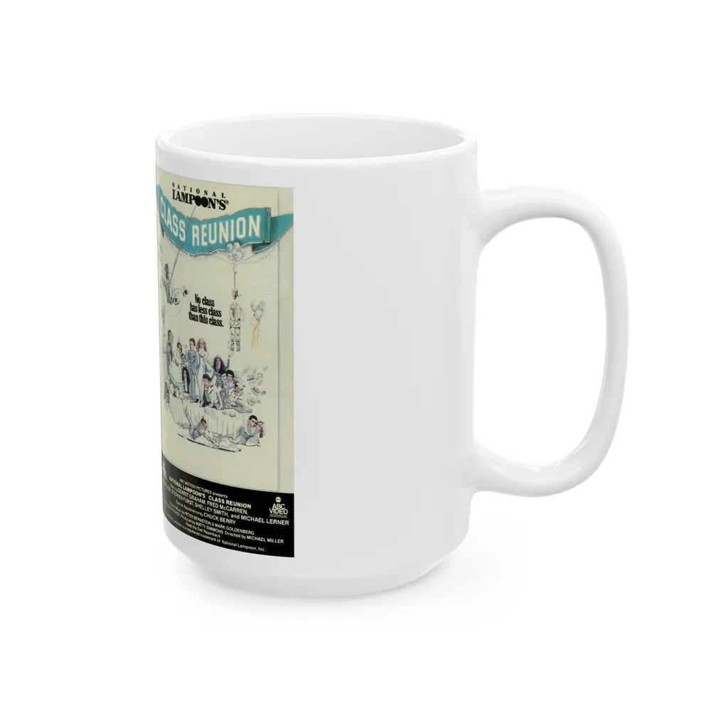 NATIONAL LAMPOONS CLASS REUNION (VHS COVER) - White Coffee Mug-Go Mug Yourself