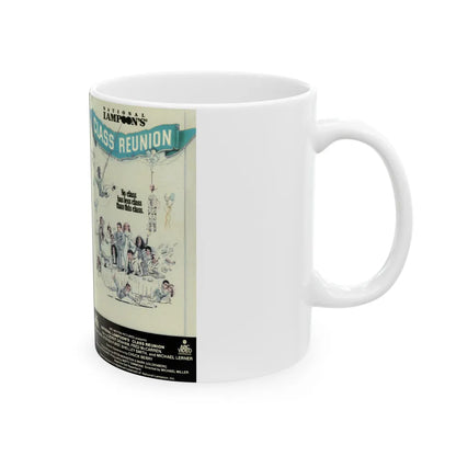 NATIONAL LAMPOONS CLASS REUNION (VHS COVER) - White Coffee Mug-Go Mug Yourself