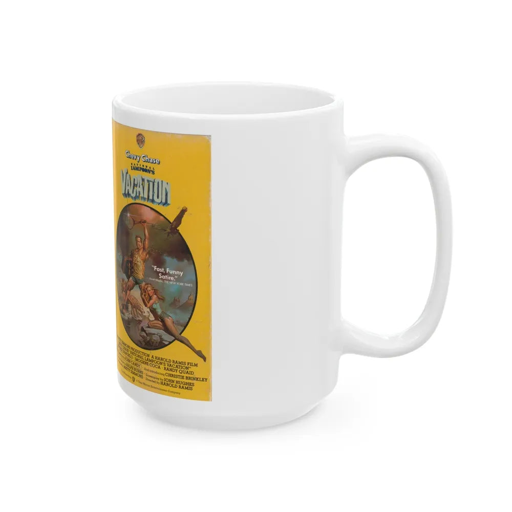 NATIONAL LAMPOONS VACATION CHEVY CHASE (VHS COVER) - White Coffee Mug-Go Mug Yourself