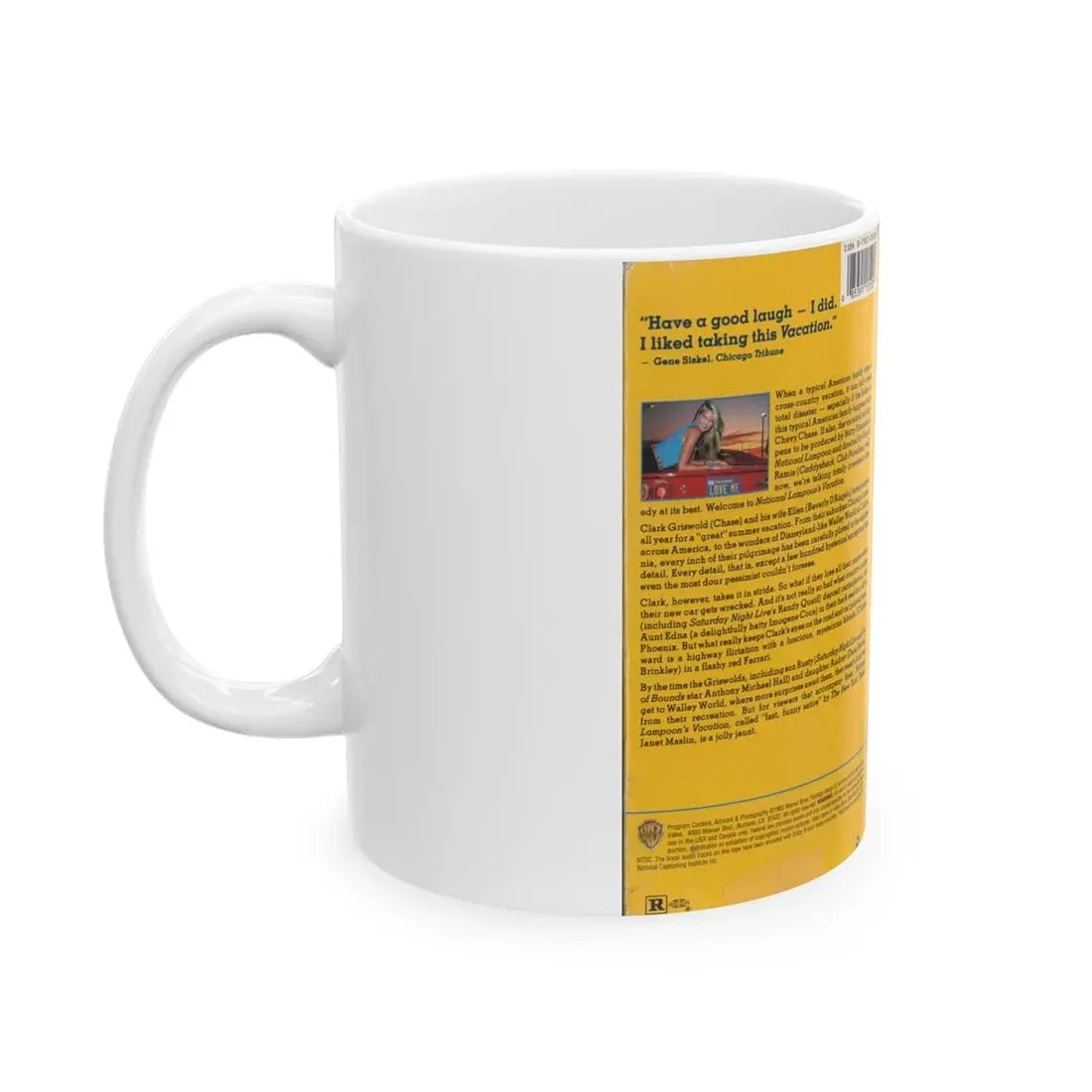 NATIONAL LAMPOONS VACATION CHEVY CHASE (VHS COVER) - White Coffee Mug - Go Mug Yourself
