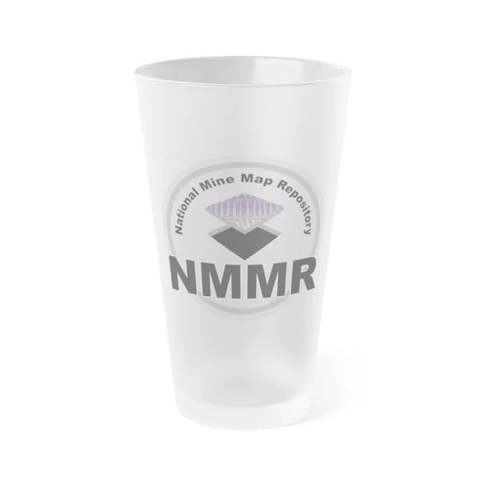 National Mine Map Repository - Frosted Pint Glass 16oz-16oz-Frosted-Go Mug Yourself