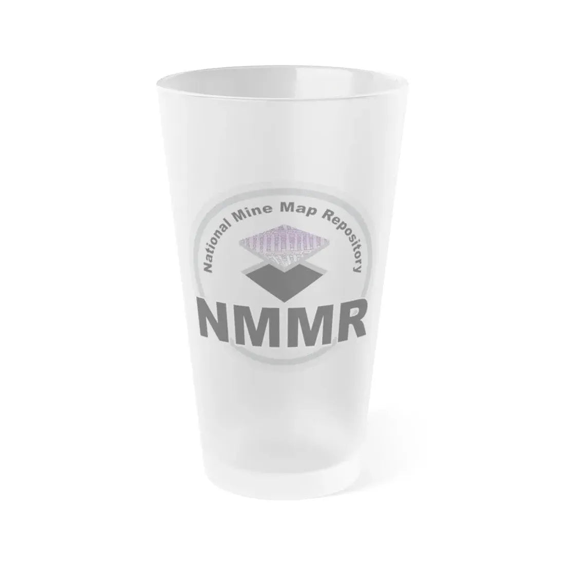National Mine Map Repository - Frosted Pint Glass 16oz 16oz Frosted - Go Mug Yourself