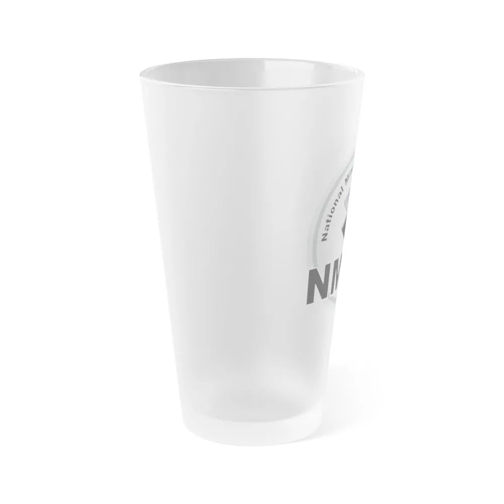 National Mine Map Repository - Frosted Pint Glass 16oz-Go Mug Yourself