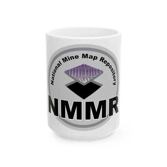 National Mine Map Repository - White Coffee Mug 15oz - Go Mug Yourself