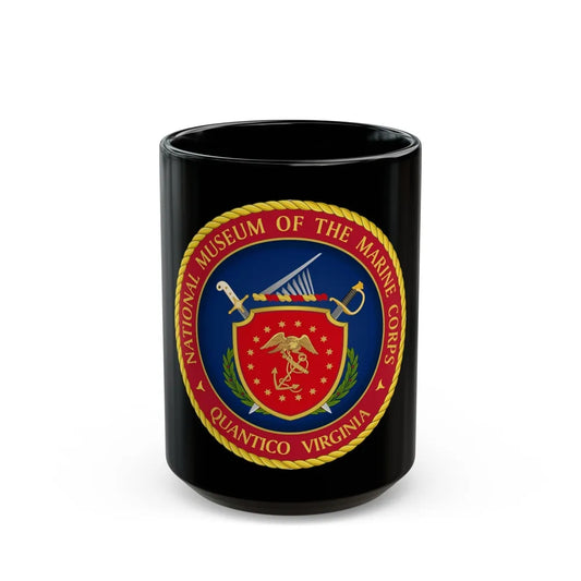 National Museum of the Marine Corps NMMC (USMC) Black Coffee Mug-15oz-Go Mug Yourself