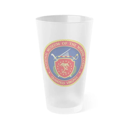 National Museum of the Marine Corps NMMC (USMC) Frosted Pint Glass 16oz Default Title - Go Mug Yourself
