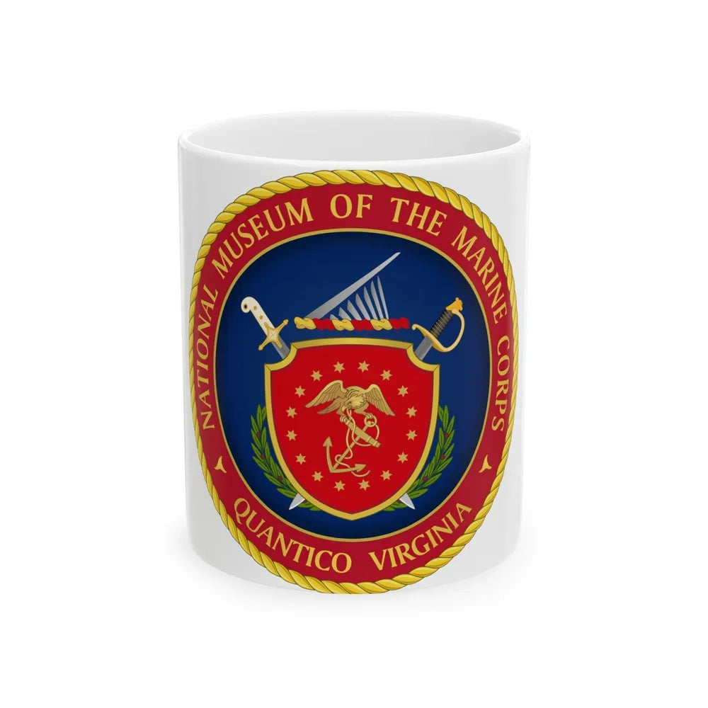 National Museum of the Marine Corps NMMC (USMC) White Coffee Mug-11oz-Go Mug Yourself