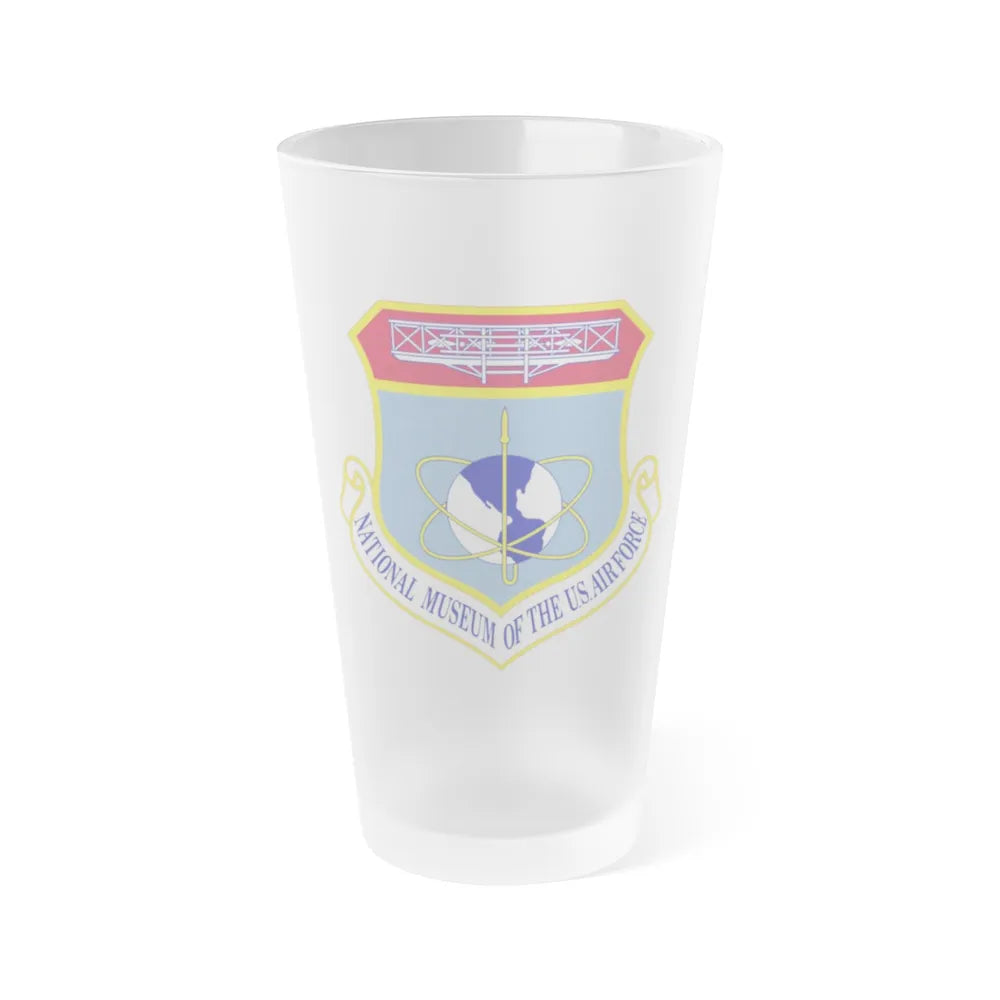 National Museum of the U.S. Air Force (U.S. Air Force) Frosted Pint Glass 16oz-Go Mug Yourself