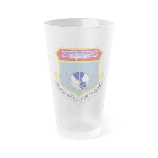 National Museum of the U.S. Air Force (U.S. Air Force) Frosted Pint Glass 16oz-Go Mug Yourself