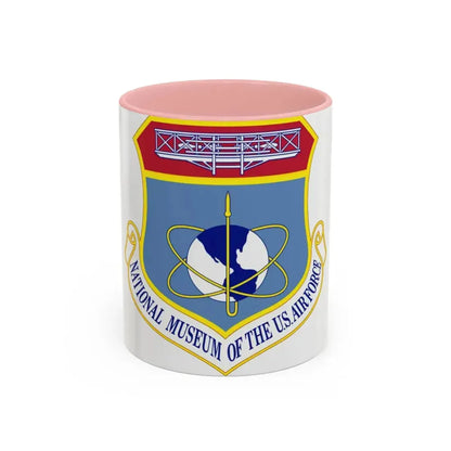 National Museum of the U.S. Air Force (U.S. Air Force) Accent Coffee Mug 11oz Pink - Go Mug Yourself