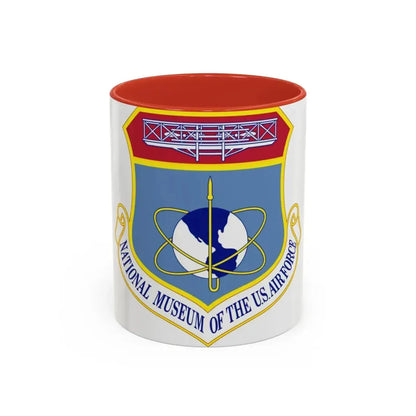 National Museum of the U.S. Air Force (U.S. Air Force) Accent Coffee Mug 11oz Red - Go Mug Yourself
