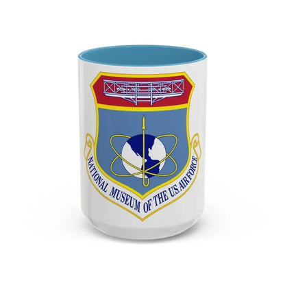 National Museum of the U.S. Air Force (U.S. Air Force) Accent Coffee Mug 15oz Light Blue - Go Mug Yourself