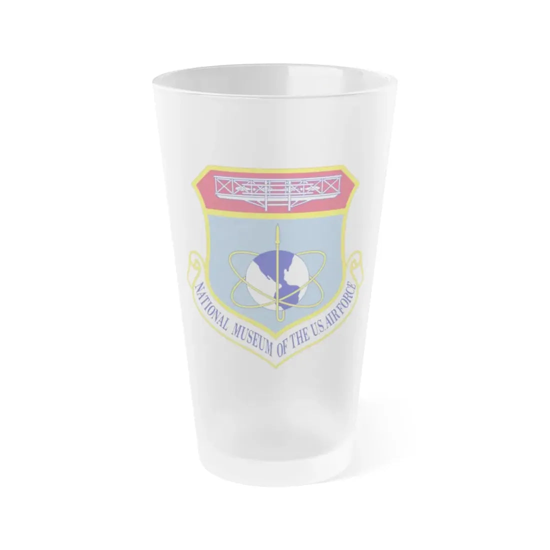 National Museum of the U.S. Air Force (U.S. Air Force) Frosted Pint Glass 16oz Default Title - Go Mug Yourself