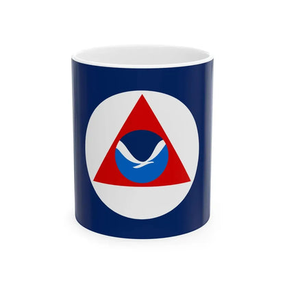 National Oceanic and Atmospheric Administration Flag - White Coffee Mug 11oz - Go Mug Yourself