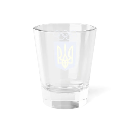 National Olympic Committee of Ukraine logo (Ukraine) (Coat of Arms) Shot Glass 1.5oz - Go Mug Yourself