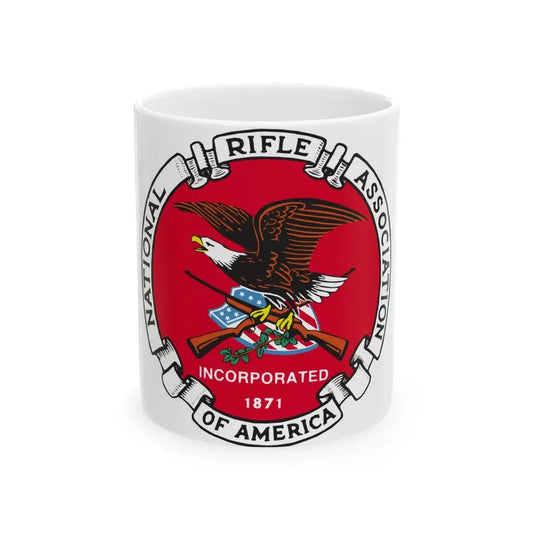 National Rifle Association - White Coffee Mug 11oz - Go Mug Yourself