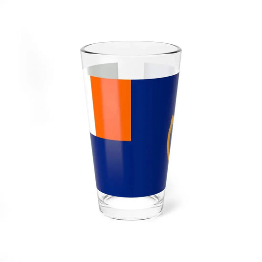 National Yacht Club Ireland ensign alternate (Ireland) Pint Glass 16oz 16oz - Go Mug Yourself