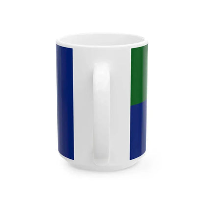 National Yacht Club Ireland ensign alternate (Ireland) White Coffee Mug - Go Mug Yourself