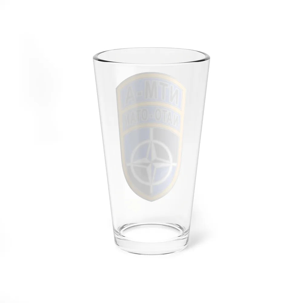 NATO Training MissionAfghanistan (U.S. Army) Pint Glass 16oz-Go Mug Yourself