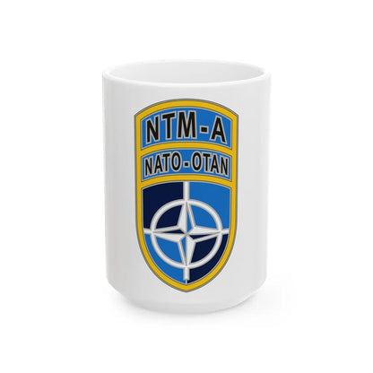 NATO Training MissionAfghanistan (U.S. Army) White Coffee Mug-15oz-Go Mug Yourself