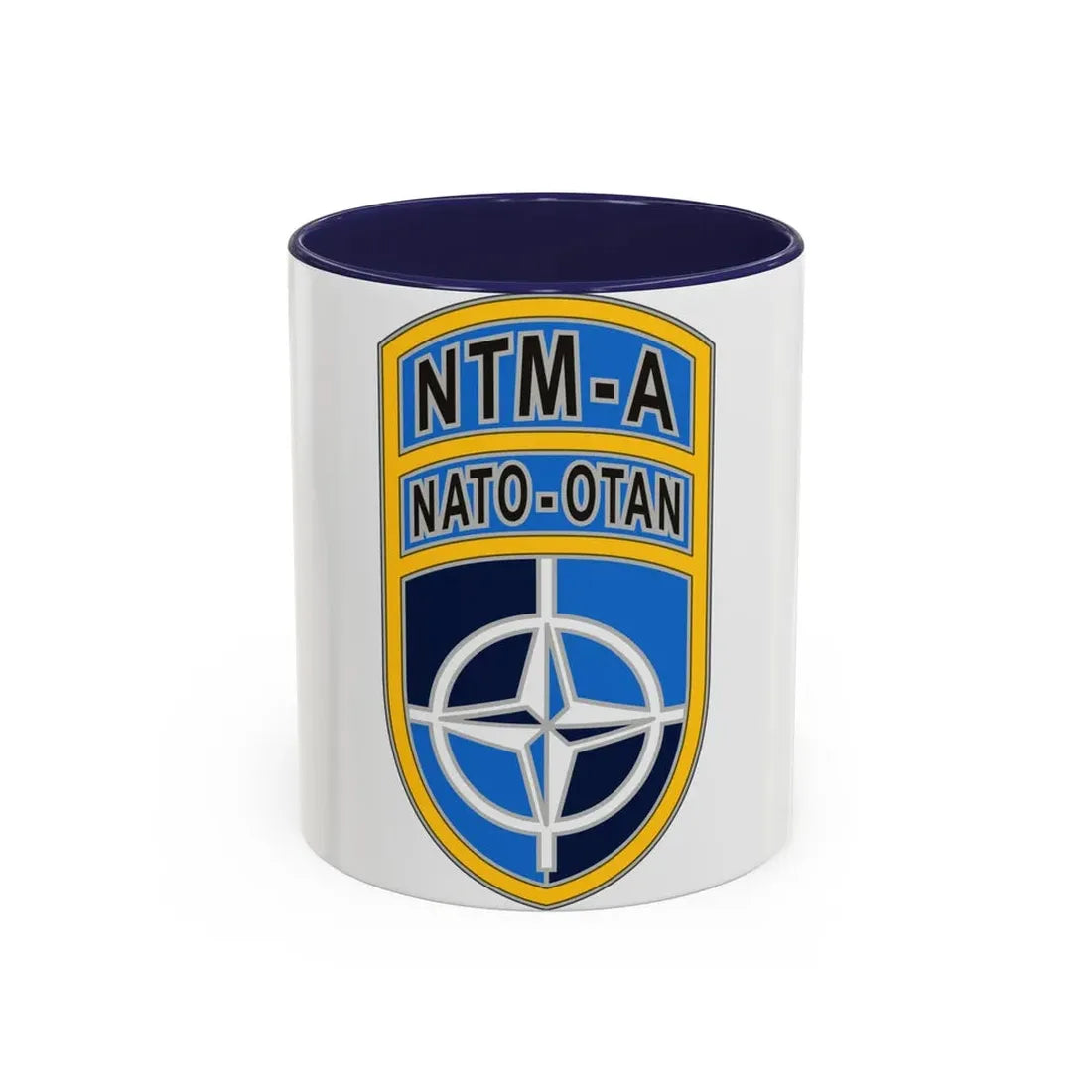 NATO Training MissionAfghanistan (U.S. Army) Accent Coffee Mug 11oz Navy - Go Mug Yourself