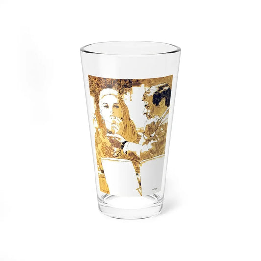 Natural Prey, Cosmopolitan, May 1969 (Magazine Illustration) Pint Glass 16oz 16oz - Go Mug Yourself