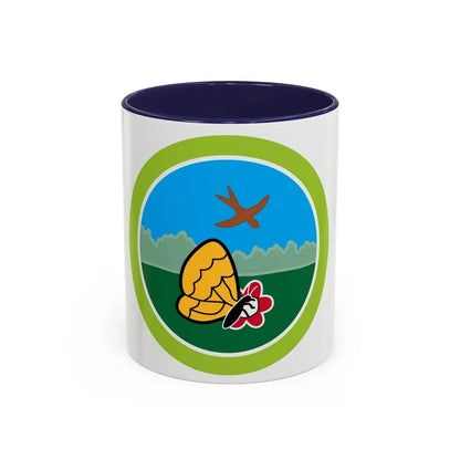 Nature (Boy Scout Merit Badge) Accent Coffee Mug 11oz Navy - Go Mug Yourself