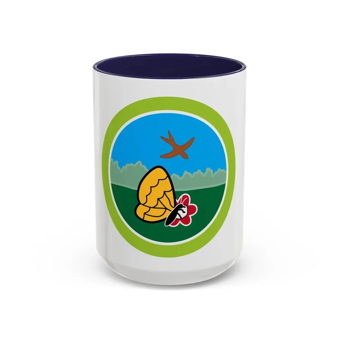 Nature (Boy Scout Merit Badge) Accent Coffee Mug 15oz Navy - Go Mug Yourself