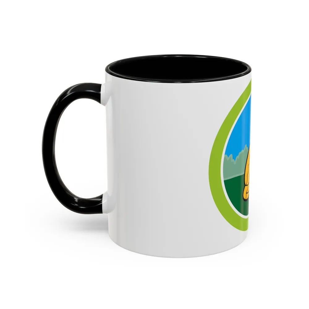 Nature (Boy Scout Merit Badge) Accent Coffee Mug-Go Mug Yourself