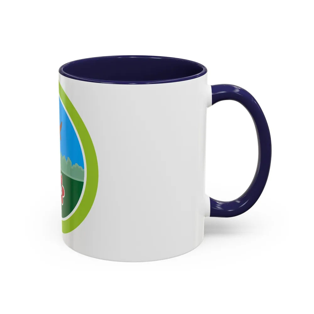 Nature (Boy Scout Merit Badge) Accent Coffee Mug-Go Mug Yourself