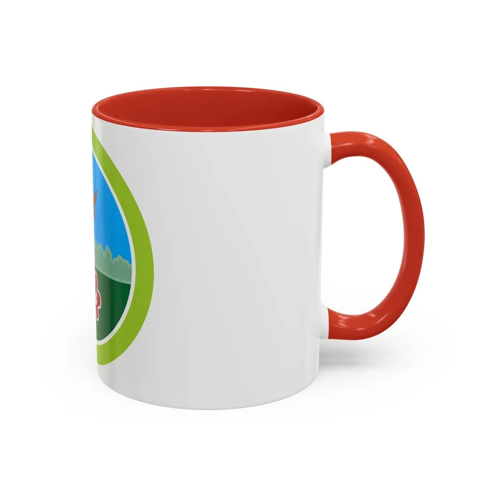 Nature (Boy Scout Merit Badge) Accent Coffee Mug-Go Mug Yourself