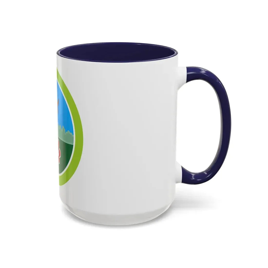 Nature (Boy Scout Merit Badge) Accent Coffee Mug - Go Mug Yourself